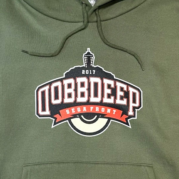 【DOBB DEEP】SF LOGO HOODY olive ドブディープ パーカー フーディー スケートボード スケボー SKATEBOARD