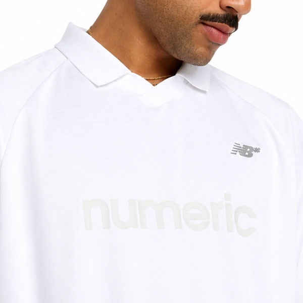 【NEW BALANCE NUMERIC】NB NUMERIC TEAM JERSEY  MT61V471WT カラー：white (WT)　ニューバランス ジャージ スケートボード スケボー SKATEBOARD
