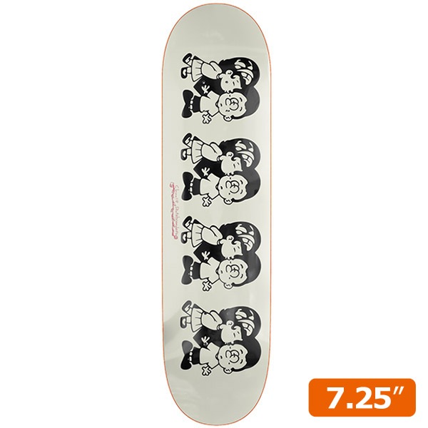 【CHUULIP】KISSED ME ON THE CHEEK WHITE  7.25インチ チューリップ スケートボード スケボー SKATEBOARD DECK