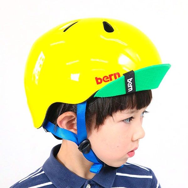 【BERN】NINO カラー：matte white racing stripe バーン ヘルメットキッズ 子供 HELMET プロテクター  スケートボード スケボー SKATEBOARD