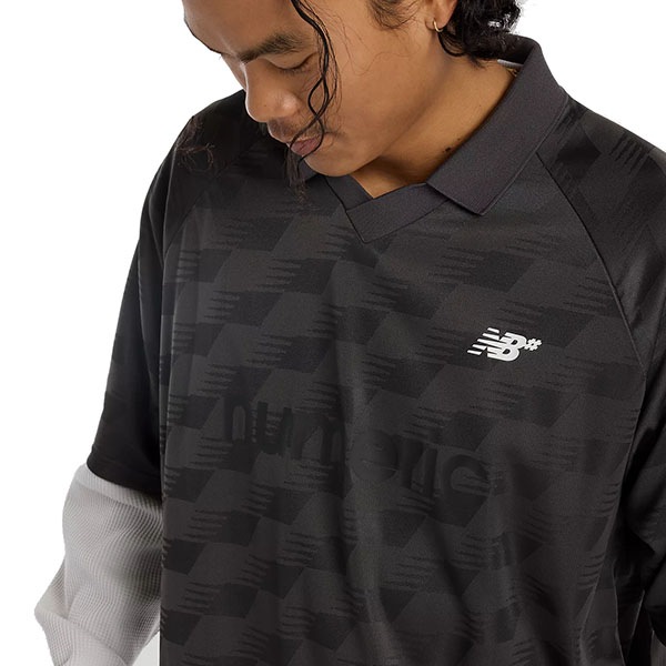 【NEW BALANCE NUMERIC】NB NUMERIC TEAM JERSEY  MT61V471ABR カラー： faded black (ABR)　ニューバランス ジャージ スケートボード スケボー SKATEBOARD