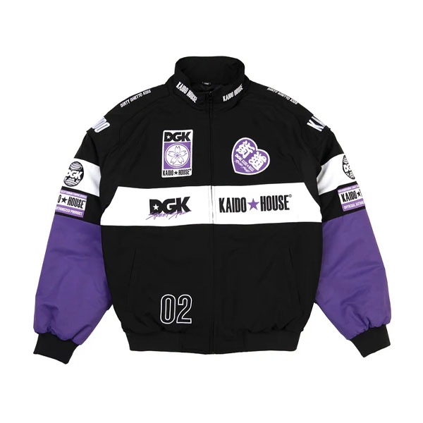 【DGK×KAIDO】DGK X KAIDO ROULETTE RACER JACKET ディージーケー ジャケット アウター スケートボード スケボー SKATEBOARD DECK