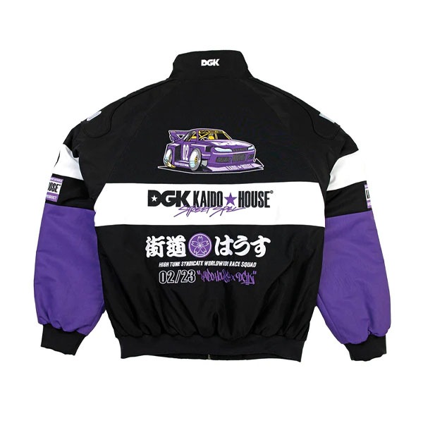 【DGK×KAIDO】DGK X KAIDO ROULETTE RACER JACKET ディージーケー ジャケット アウター スケートボード スケボー SKATEBOARD DECK
