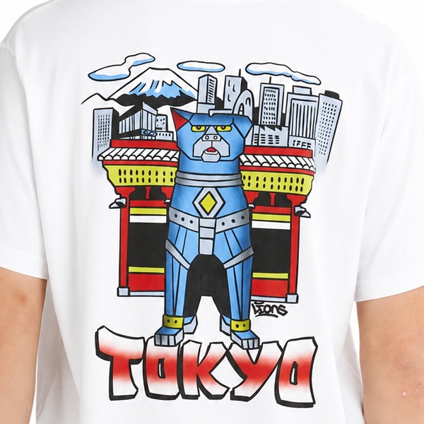 RVCA】MECHA HACHIKO TOKYO TEE カラー：white ルーカ Tシャツ