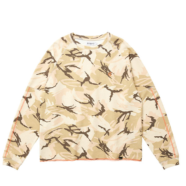 Evisen】WOODLAND THERMAL LS TEE CAMO / SAND CAMO / BLACK エビセン