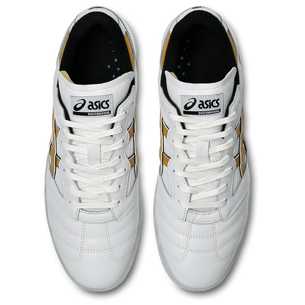 asics skatebording】 LEGGEREZZA FB カラー：white/pure gold