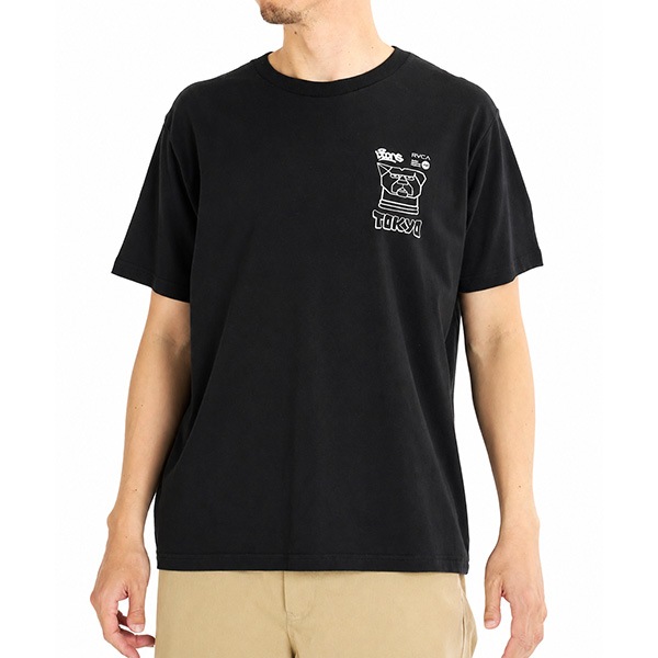 RVCA】MECHA HACHIKO TOKYO TEE カラー：black ルーカ Tシャツ