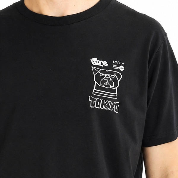 RVCA】MECHA HACHIKO TOKYO TEE カラー：black ルーカ Tシャツ