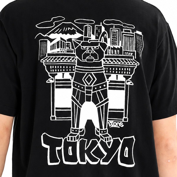 着飾る恋には理由があって FujiBal号 キャラバン 会場限定 Tシャツセット RVCA】MECHA HACHIKO TOKYO TEE カラー：black ルーカ Tシャツ