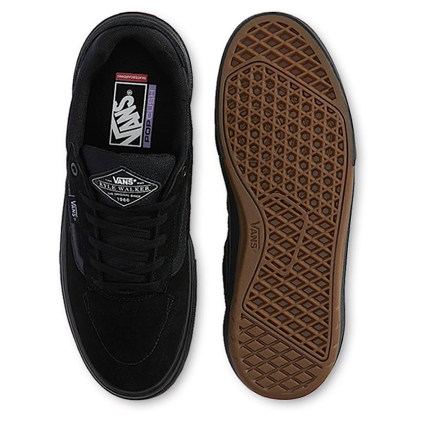 【VANS】SKATE KYLE WALKER WAFFLECUP blackout　バンズ カイル・ウォーカー シューズ 靴 スニーカー スケートボード スケボー  SKATEBOARD SHOES
