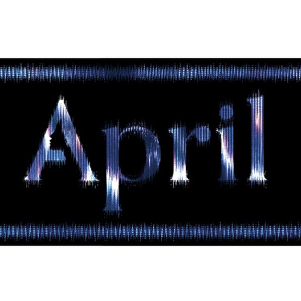 エイプリル　ロゴ　デッキ APRIL】TWIN TALE OG LOGO FRACTURED 8.25インチ エイプリル デッキ
