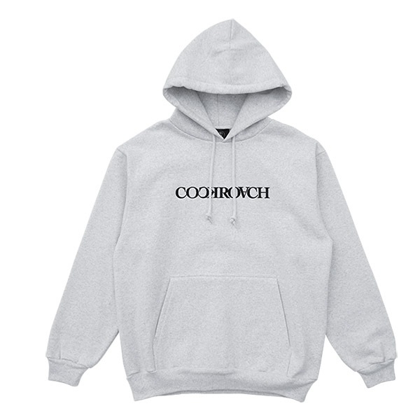 【COCKROACH】THICK WEIGHT OG LOGO STITCH HOODIE ash grey コックローチ パーカー スケートボード スケボー SKATEBOARD