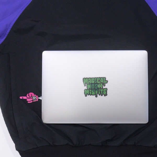 MAGICAL MOSH MISFITS】MxMxM NYLON FLEECE JKT black マジカル