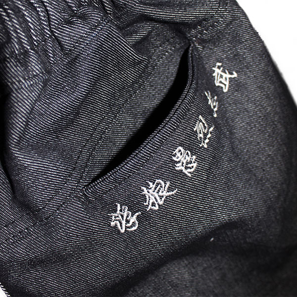 【FLOWGRESSIVE】浮浪愚烈志武 RAW DENIM PANTS dark denim フローグレッシブ デニム パンツ スケボー SKATEBOARD