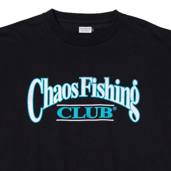 Chaos Fishing Club】TSURI KING T-SHIRTS S/S black カオス