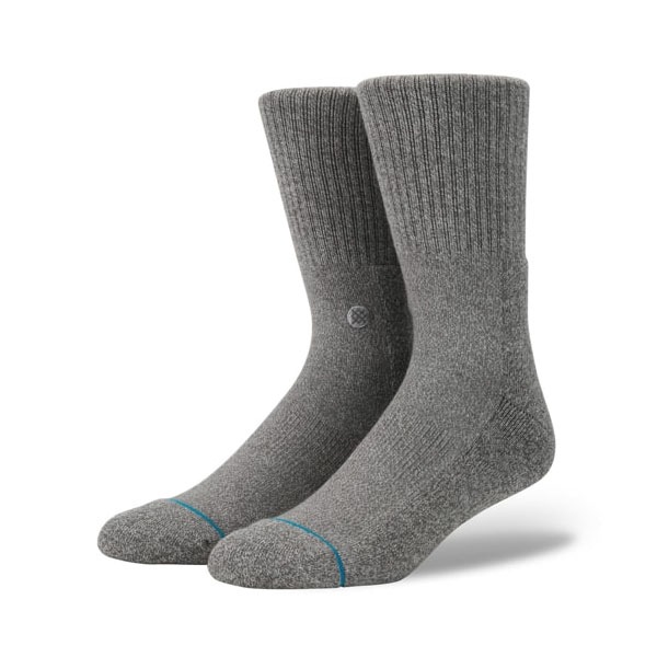 【STANCE】ICON 3 PACK grey heather スタンス ソックス 靴下 スケートボード スケボー SKATEBOARD