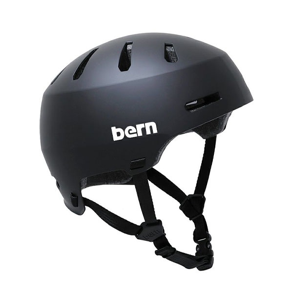 【BERN】MACON 2.0 カラー：matte black/white　バーン ヘルメット HELMET プロテクター スケートボード スケボー SKATEBOARD
