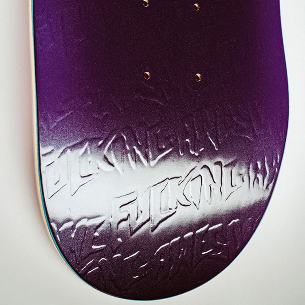 青黒リアニメイトデッキ　ほぼfoil FUCKING AWESOME】EMBOSSED COLOR BOARD PHANTOM PURPLE 8.0