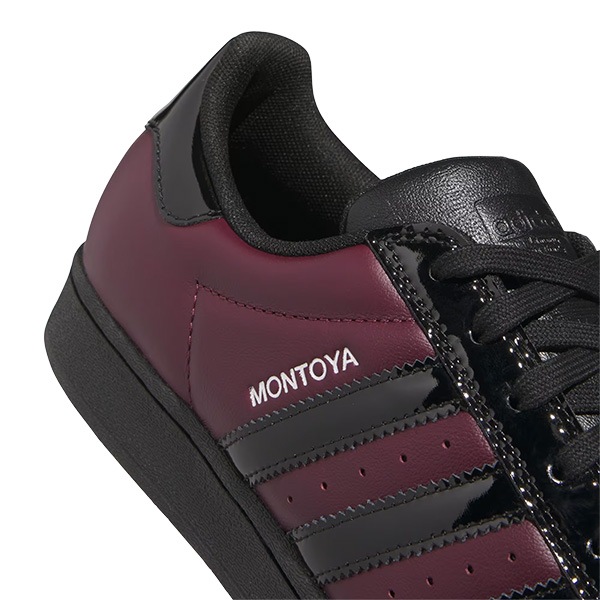 【adidas skateboarding】SUPERSTAR ADV X MARCOS MONTOYA maloon/blk アディダス スケボー シューズ 靴 スニーカー SKATEBOARD SHOES