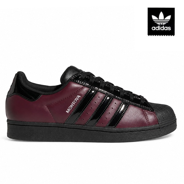 【adidas skateboarding】SUPERSTAR ADV X MARCOS MONTOYA maloon/blk アディダス スケボー シューズ 靴 スニーカー SKATEBOARD SHOES
