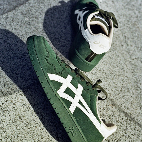 asics skatebording】 JAPAN PRO カラー： forest night/cream