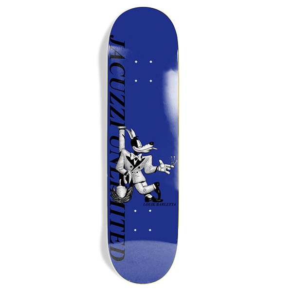 激レアDorcus Graphite Wood スケートボードデッキ　カツ秋山 JACUZZI】Louie Barletta SMOOTHCRIMINAL BLUE 8.0インチ ジャグジー