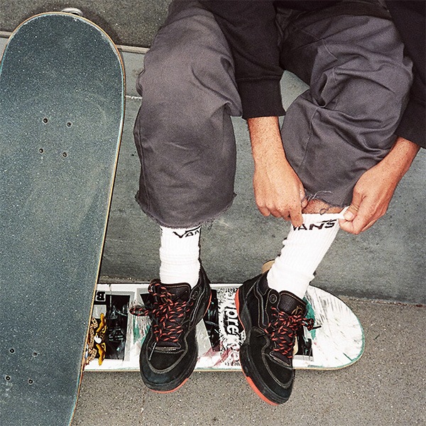 【VANS×SPITFIRE】ROWAN2 black/flame バンズ スピットファイアー シューズ 靴 スニーカー  スケートボード スケボー  SKATEBOARD SHOES