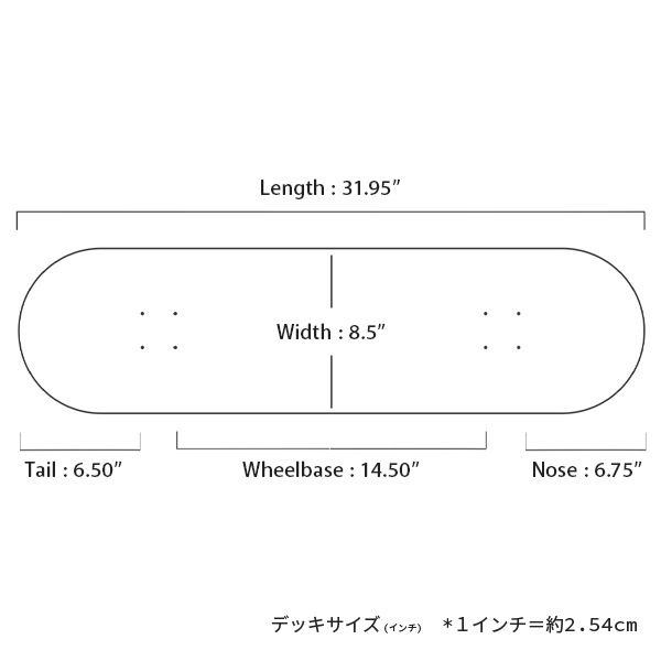 【PALACE】Kyle Wilson -S42- 8.5インチ　パレス デッキ スケートボード スケボー SKATEBOARD DECK