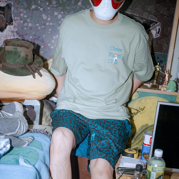 【最終値下げ】チャパエフ　キャストオフ品 Chaos Fishing Club】2026 ONNA T-SHIRTS S/S カラー：black カオス