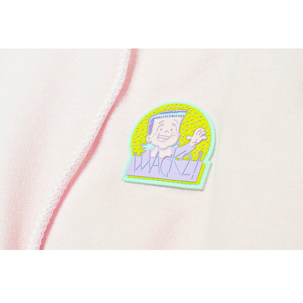 【WACKWACK】MULLET PULLOVER HOODIE pink スケートボード スケボー SKATEBOARD  ワックワック フード パーカー プルオーバー