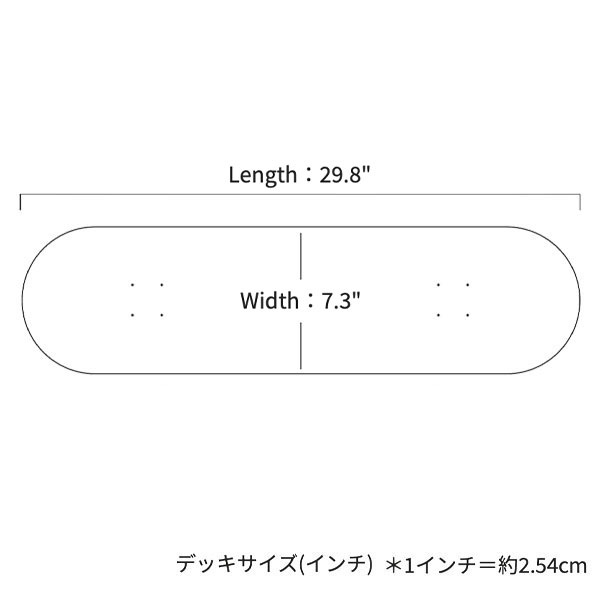 【JACUZZI】FLAVOR 7.3インチ　ジャグジー スケートボード スケボー デッキ  SKATEBOARD DECK