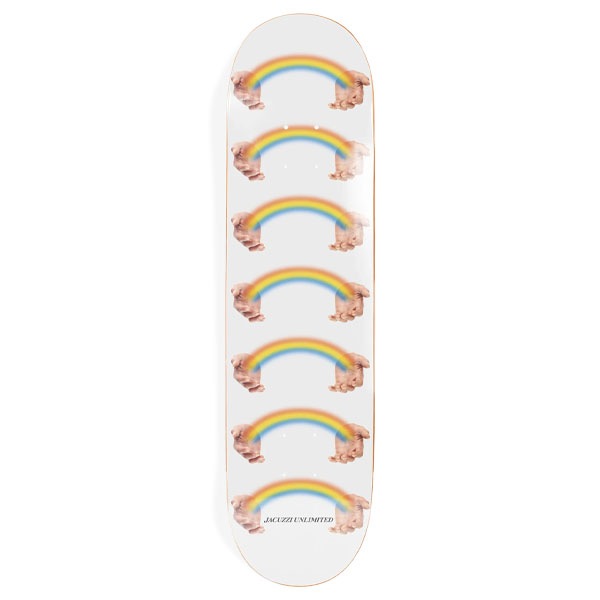 【JACUZZI】TEAM RAINBOW HANDS 7.75インチ ジャグジー スケートボード スケボー デッキ  SKATEBOARD DECK