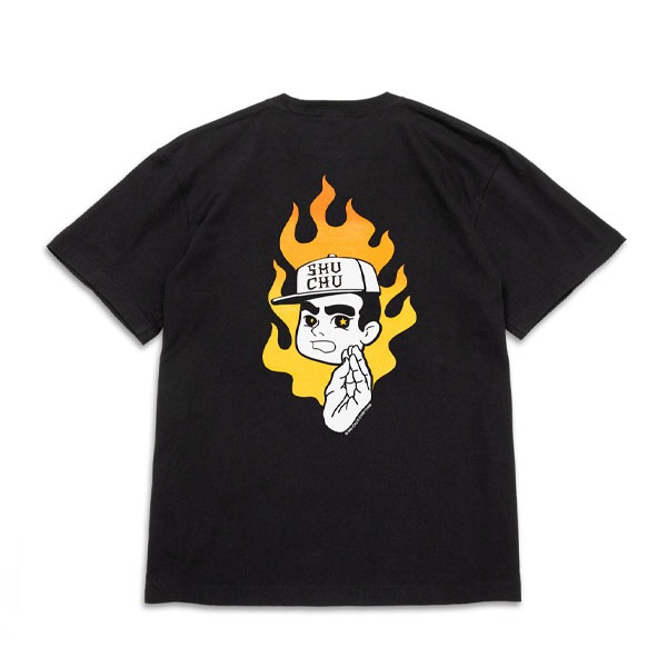 【MAGICAL MOSH MISFITS】SHU-CHU TEE yellow マジカルモッシュミスフィッツ ティーシャツ 半袖 SKATEBOARD