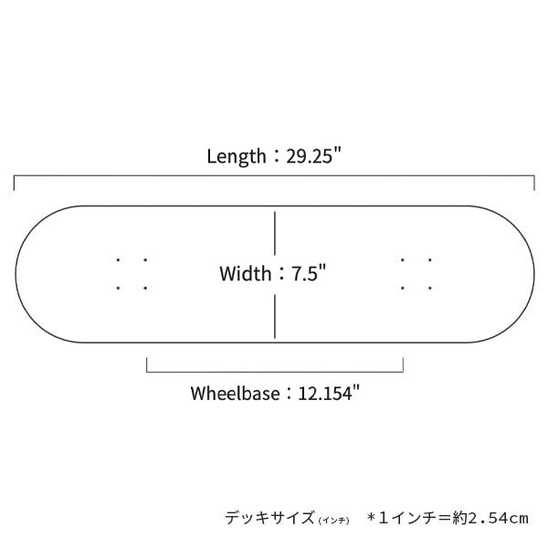 【JACUZZI】FLAVOR 7.5インチ　ジャグジー スケートボード スケボー デッキ  SKATEBOARD DECK