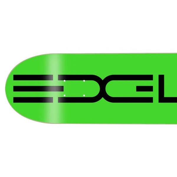 EDGLRD】TECH SCRIPT DECK GREEN/BLACK 8.0インチ エッジロード