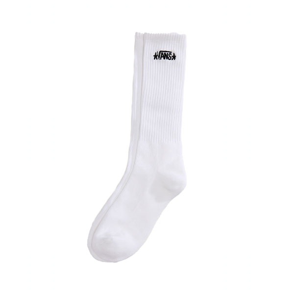 【VANS×Atiba Jefferson】SKATE CREW SOCKS by Atiba Jefferson カラー：white　バンズ アティバ・ジェファーソン ソックス 靴下 スケートボード スケボー  SKATEBOARD SHOES