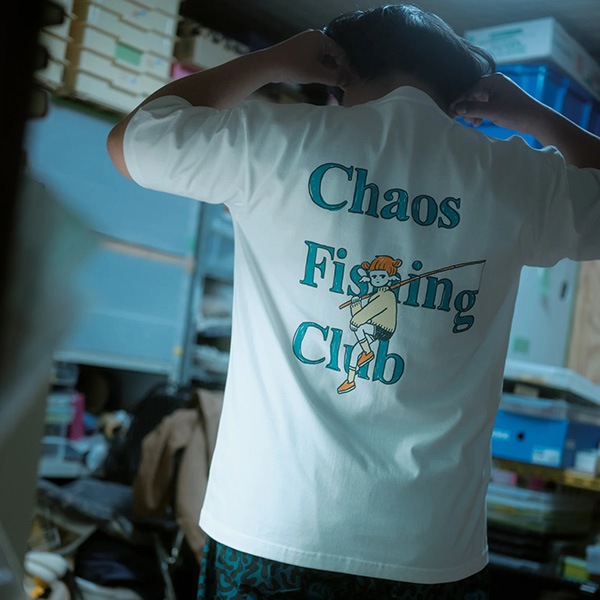 Chaos Fishing Club】2026 ONNA T-SHIRTS S/S カラー：white カオス