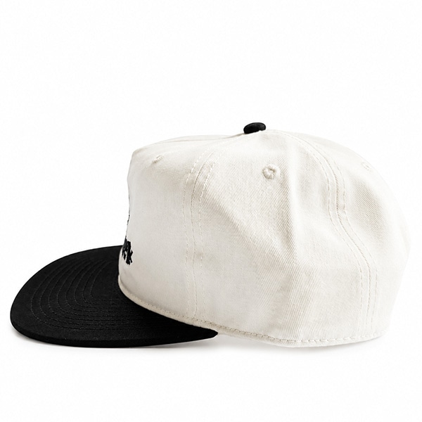 【WACKWACK】FRIENDLY BUT OFF 2TONE CAP natural/black　ワックワック キャップ 帽子 スケートボード スケボー SKATEBOARD