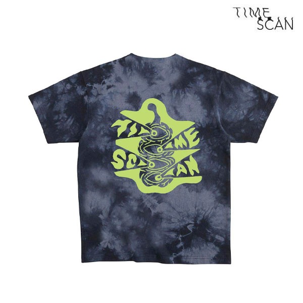 【TIME SCAN】LASER EYES T SHIRT tiedye タイムスキャン ティーシャツ 半袖 スケートボード スケボー SKATEBOARD