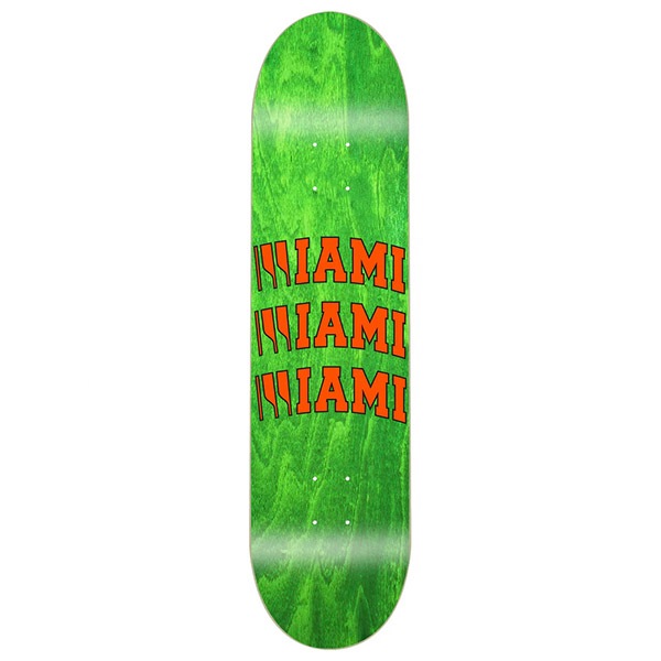EDGLRD エッジロード　8.0インチ スケートボードデッキ EDGLRD】MIAMI GREEN 8.0インチ エッジロード スケートボード