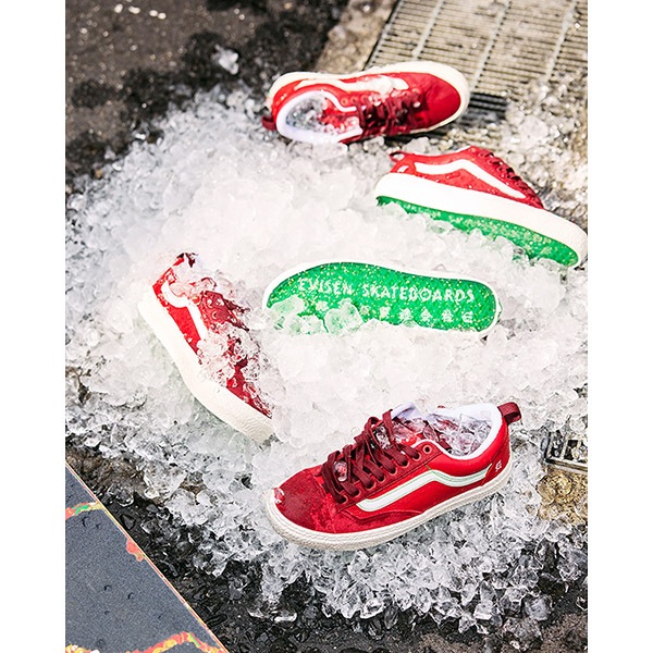 VANS×EVISEN】SKATE OLD SKOOL 36+ evisen ruby wine バンズ シューズ