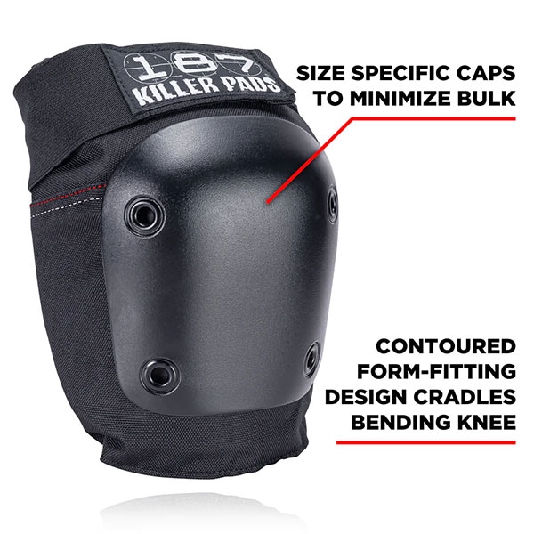 187 KILLER PADS】FLY KNEE PAD black/ black プロテクター 肘