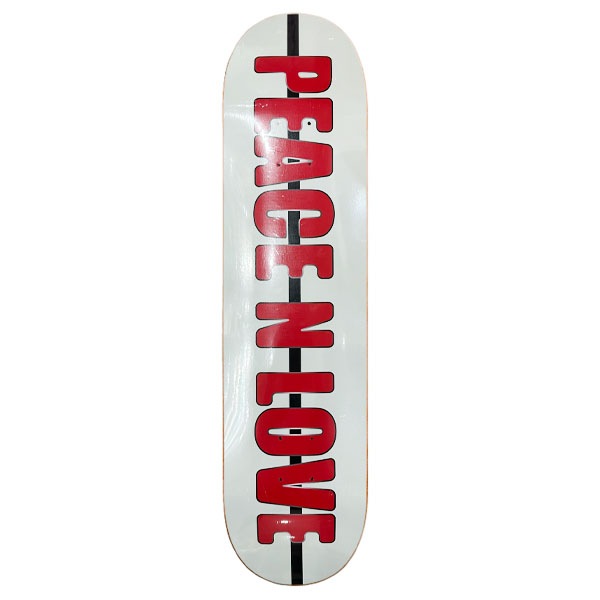 【CHUULIP】PEACE N LOVE 8.25インチ チューリップ スケートボード スケボー  SKATEBOARD DECK