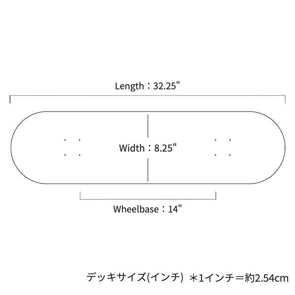 【CHUULIP】PEACE N LOVE 8.25インチ チューリップ スケートボード スケボー  SKATEBOARD DECK