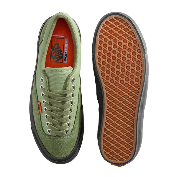 【VANS】SKATE ERA STUB olive/black　バンズ シューズ 靴 スニーカー スケートボード スケボー  SKATEBOARD SHOES