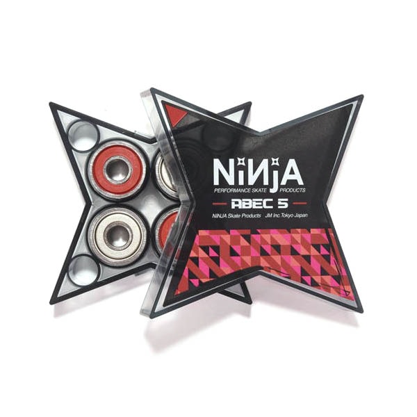 NINJA】BEARING ABEC5 GREASE TYPE ニンジャ ベアリング スケート