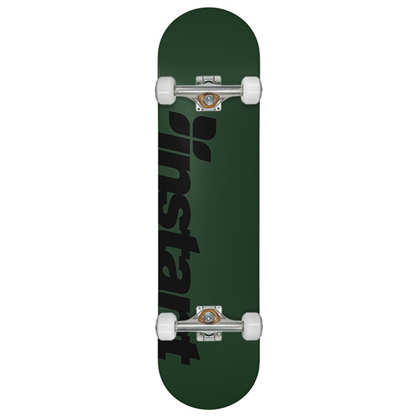 【instant】25SU LOGO COMPLETE forest green/dark teal 8.0インチ コンプリートセット 完成品 スケートボード スケボー SKATEBOARD