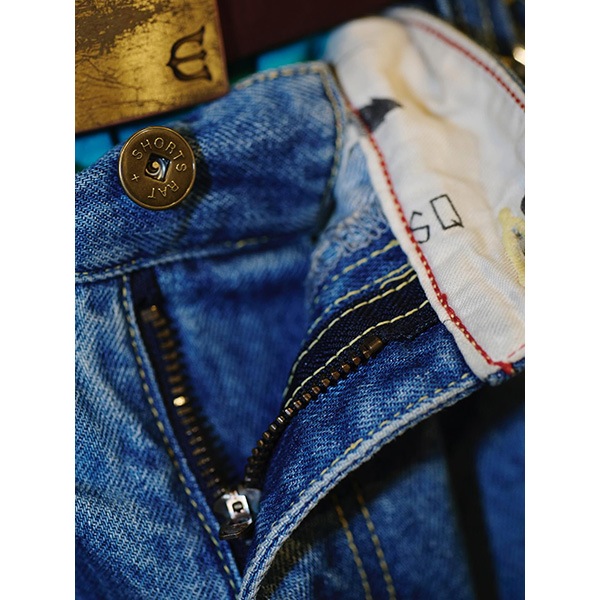 【鼠商店】RAT SHORTS BLUE　鼠商店 吉岡賢人 パンツ ショーツ スケートボード スケボー SKATEBOARD