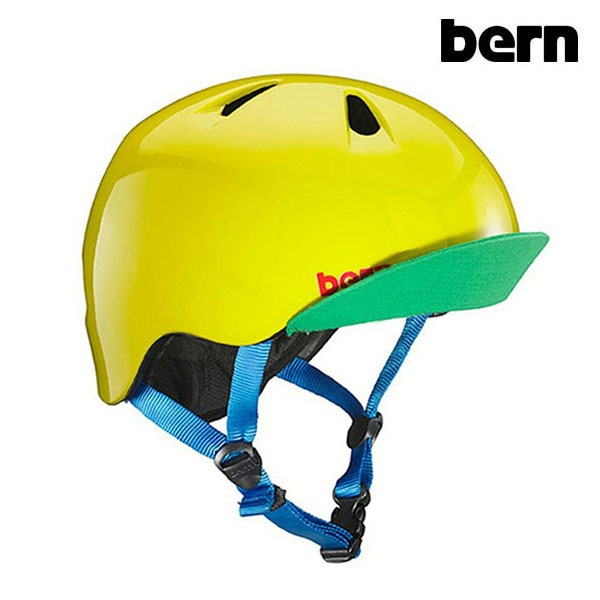 【BERN】NINO カラー：gw yellow green バーン ヘルメットキッズ 子供 HELMET プロテクター  スケートボード スケボー SKATEBOARD