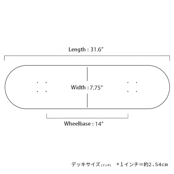 Yuki＊ページMサイズ JACUZZI】LOOSE 7.75インチ ジャグジー スケートボード スケボー